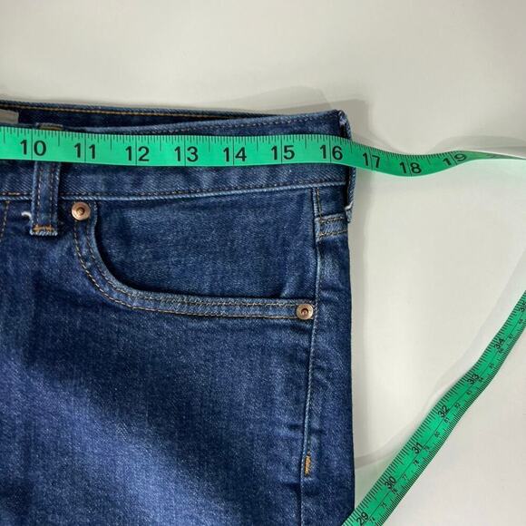 Everlane Jeans Mens 31x32 measures to 32x30.5 Selvedge Slim Fit Blue‎ Denim - Picture 9 of 13